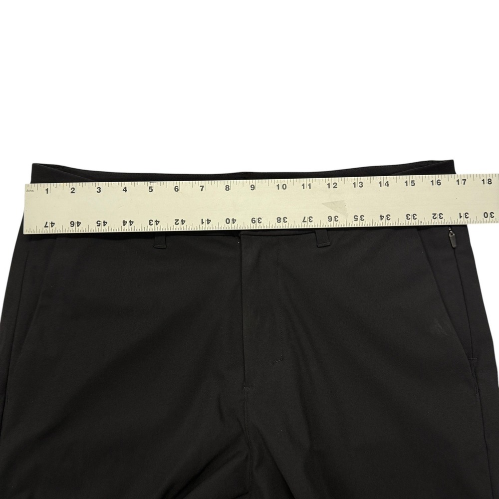 Lululemon Commission Slim Fit Pants Mens 33 x 30 Black Technical Chino Trousers - Picture 8 of 8